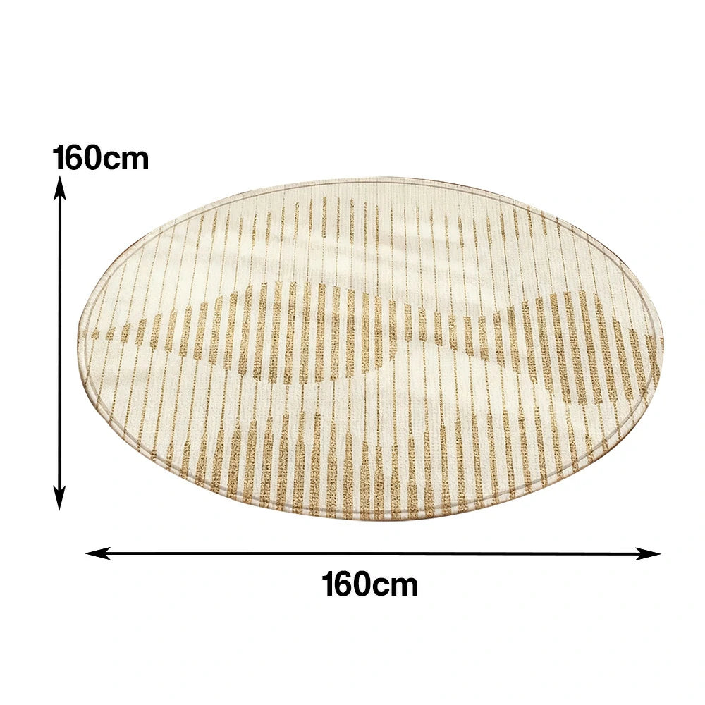 LIVARA 160/200cm Floor Rugs Theme Mountain Ridge Soft Touch Anti Slip Belgian Velvet Loop Pile Fade Resistant Durable Edge Binding