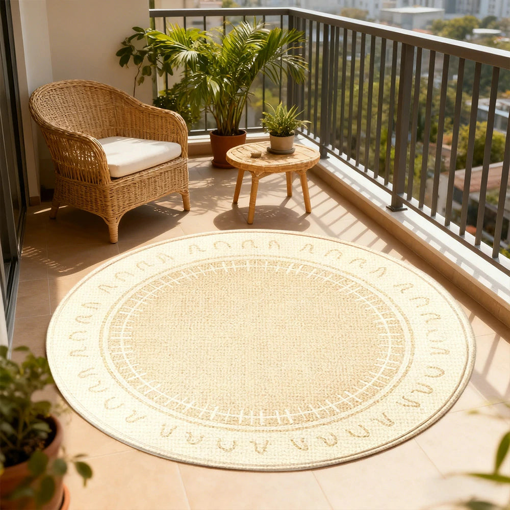 LIVARA 160/200cm Floor Rugs Theme Musical Scale Soft Touch Anti Slip Belgian Velvet Loop Pile Fade Resistant Durable Edge Binding