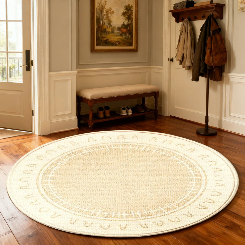 LIVARA 160/200cm Floor Rugs Theme Musical Scale Soft Touch Anti Slip Belgian Velvet Loop Pile Fade Resistant Durable Edge Binding