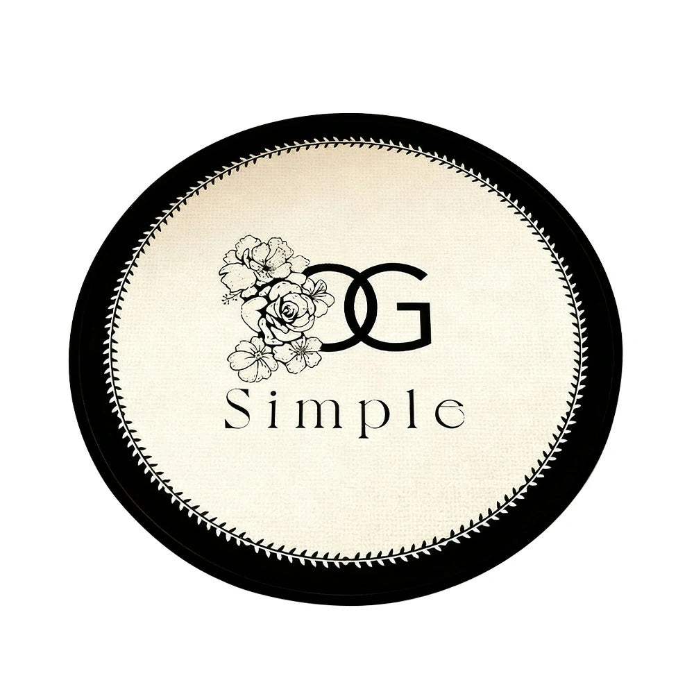 LIVARA 160/200cm Floor Rugs Theme Petite Floral Cluster Soft Touch Anti Slip Belgian Velvet Loop Pile Fade Resistant Durable Edge Binding