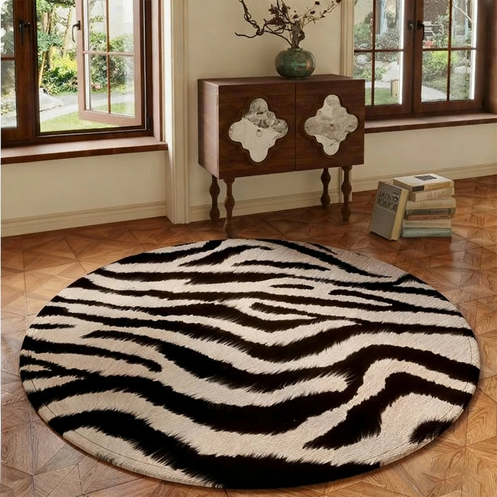 LIVARA 160/200cm Floor Rugs Theme Ink Pattern Mirage Soft Touch Anti Slip Belgian Velvet Loop Pile Fade Resistant Durable Edge Binding