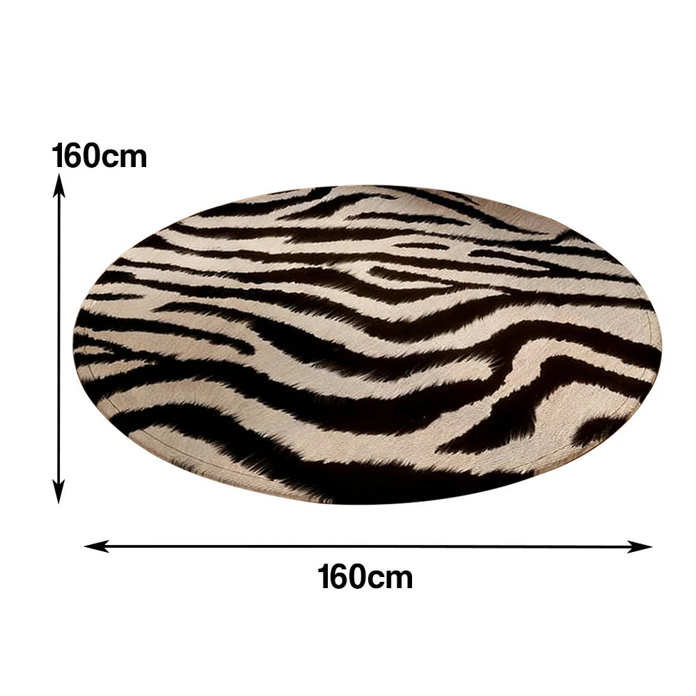 LIVARA 160/200cm Floor Rugs Theme Ink Pattern Mirage Soft Touch Anti Slip Belgian Velvet Loop Pile Fade Resistant Durable Edge Binding