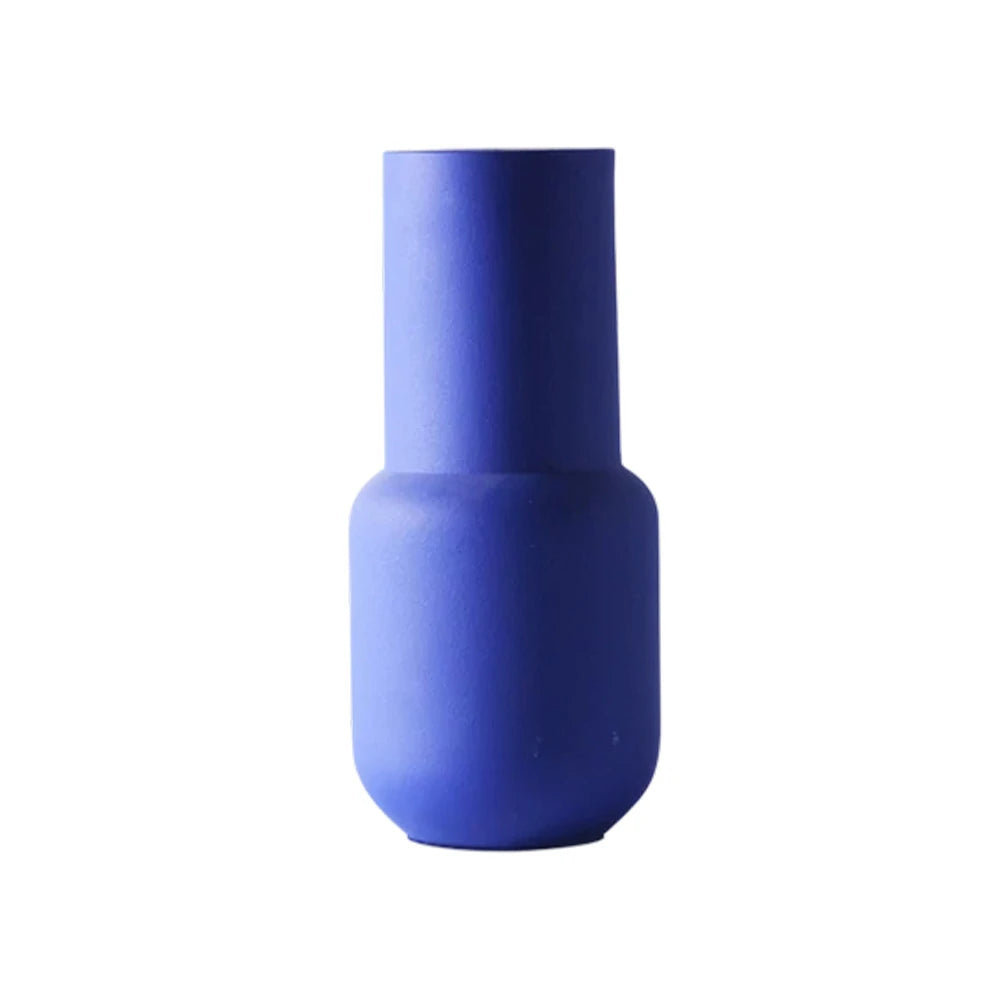 LIVARA Ceramic Vase Ornament Contemporary Minimal Aesthetic Decorative Display Matte Ceramic Handcrafted Textured Finish