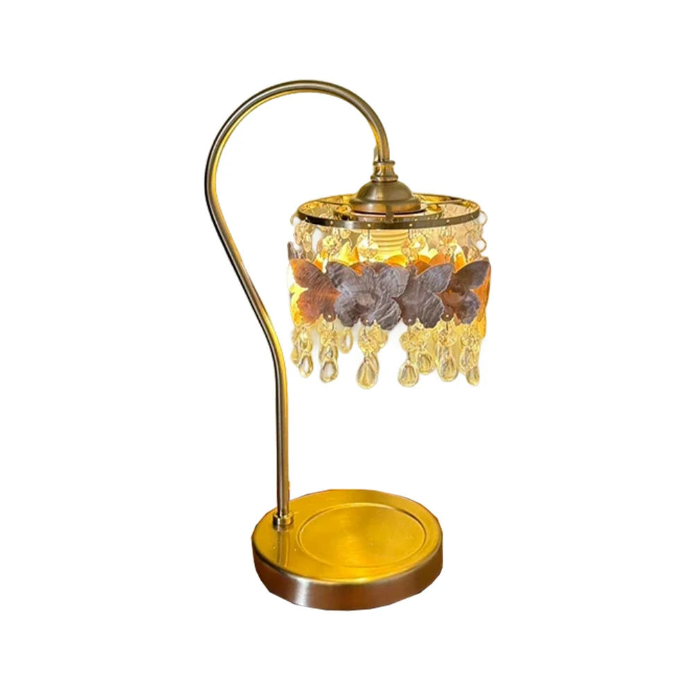 LIVARA Table Lamp, Adjustable Brightness & Color Temperature, Durable Shell Pendant, Soft Glow, Ideal for Study & Bedroom - Gold