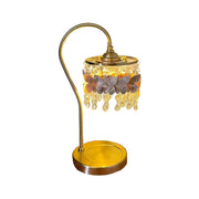 LIVARA Table Lamp, Adjustable Brightness & Color Temperature, Durable Shell Pendant, Soft Glow, Ideal for Study & Bedroom - Gold