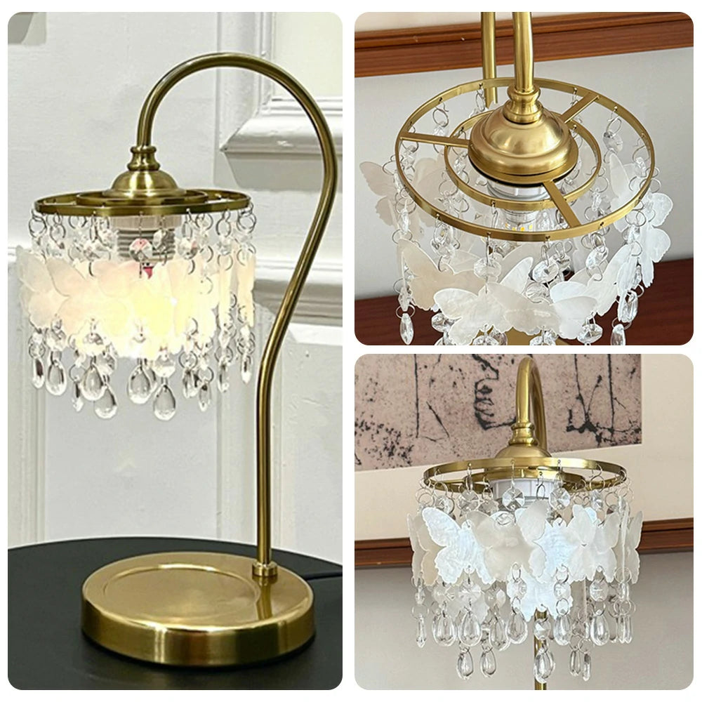 LIVARA Table Lamp, Adjustable Brightness & Color Temperature, Durable Shell Pendant, Soft Glow, Ideal for Study & Bedroom - White