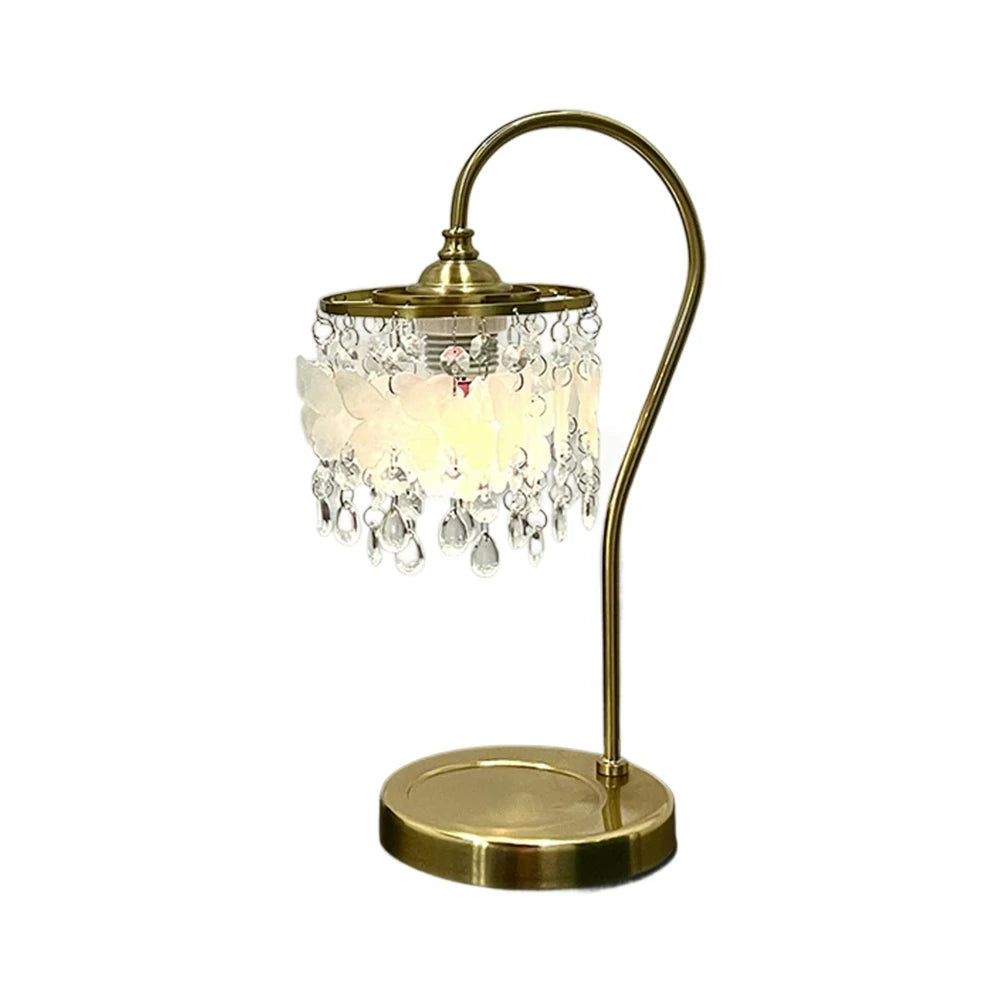 LIVARA Table Lamp, Adjustable Brightness & Color Temperature, Durable Shell Pendant, Soft Glow, Ideal for Study & Bedroom - White