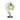 LIVARA Table Lamp, Petal-Shaped, Adjustable Brightness & Color, Handcrafted Metal Base, E27, Ideal for Bedroom & Study - Green