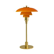 LIVARA Table Lamp Three Colors E14 Glass Lampshade High CRI Energy-efficient Design - Orange