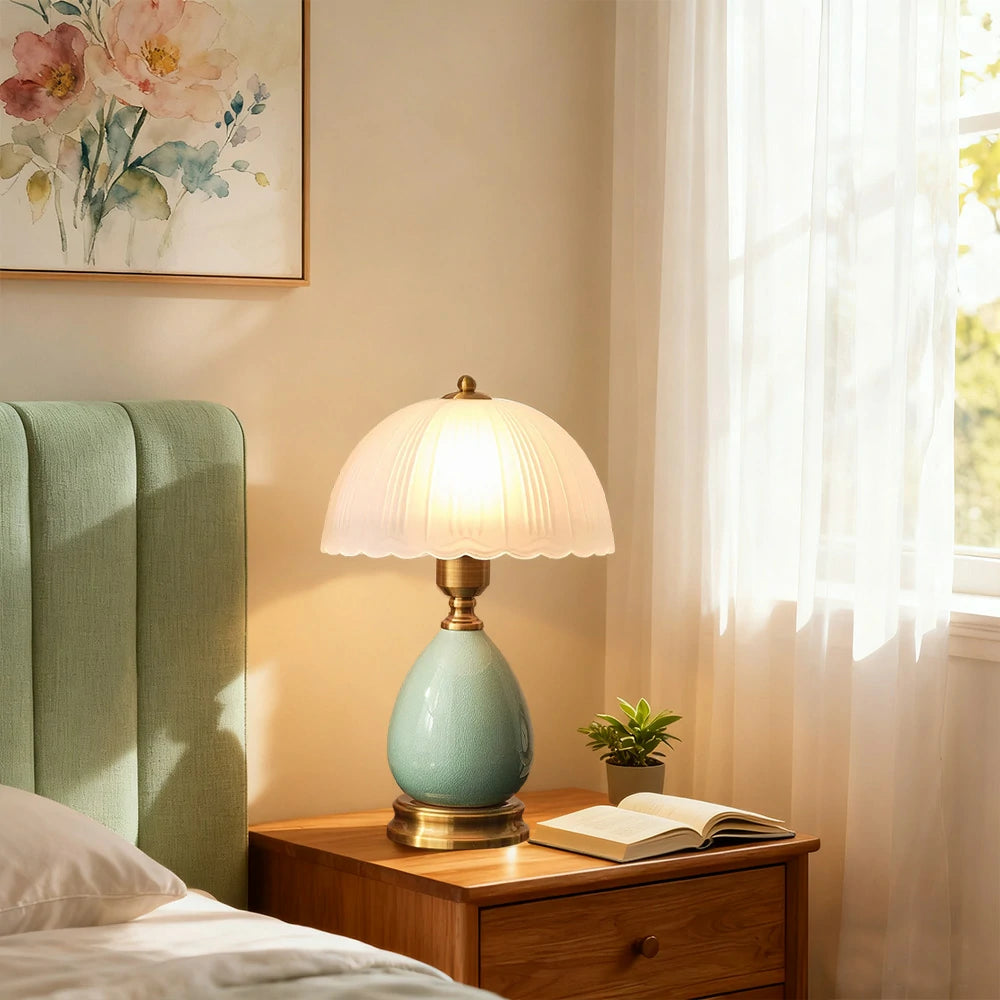 LIVARA Table Lamp Three Colors E27 Ceramic Glass High CRI Suitable for Dining Room and Bedroom