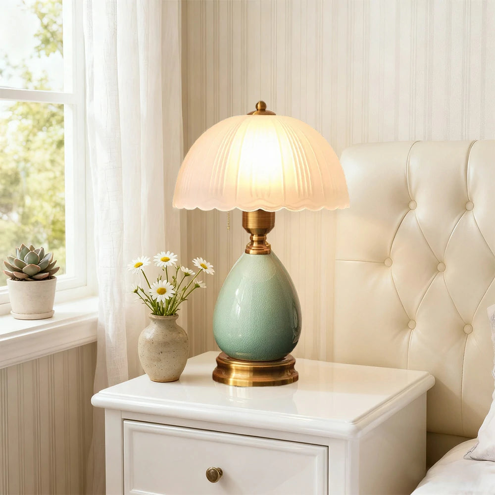 LIVARA Table Lamp Three Colors E27 Ceramic Glass High CRI Suitable for Dining Room and Bedroom