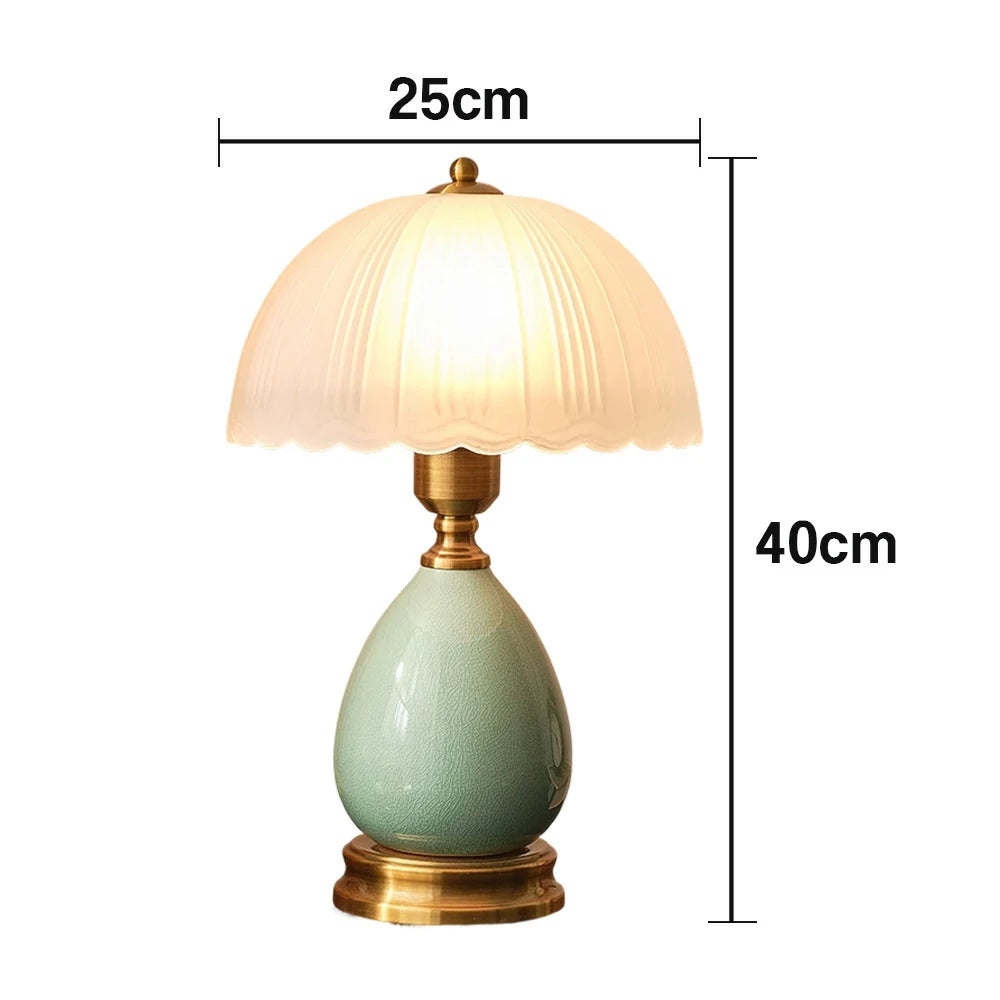 LIVARA Table Lamp Three Colors E27 Ceramic Glass High CRI Suitable for Dining Room and Bedroom