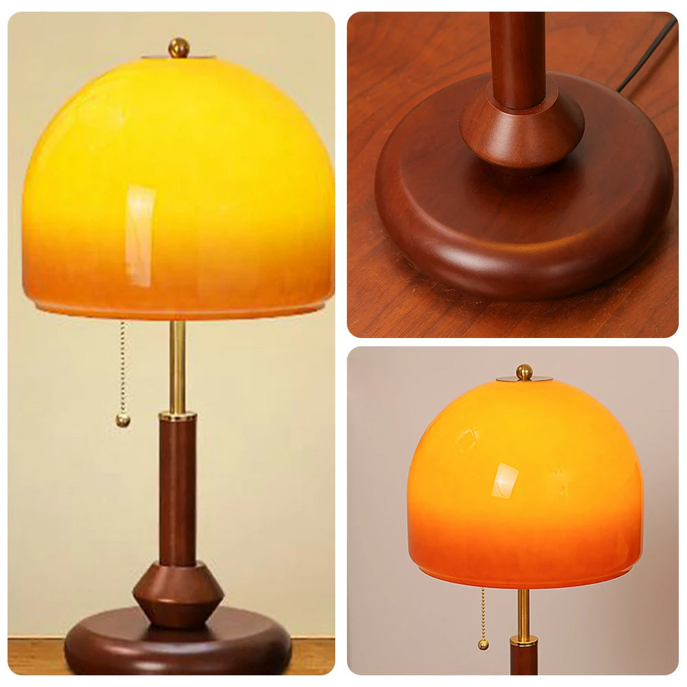 LIVARA Vintage Creative Table Lamp Three Color Temperatures E27 Ceramic Glass Energy-efficient Design
