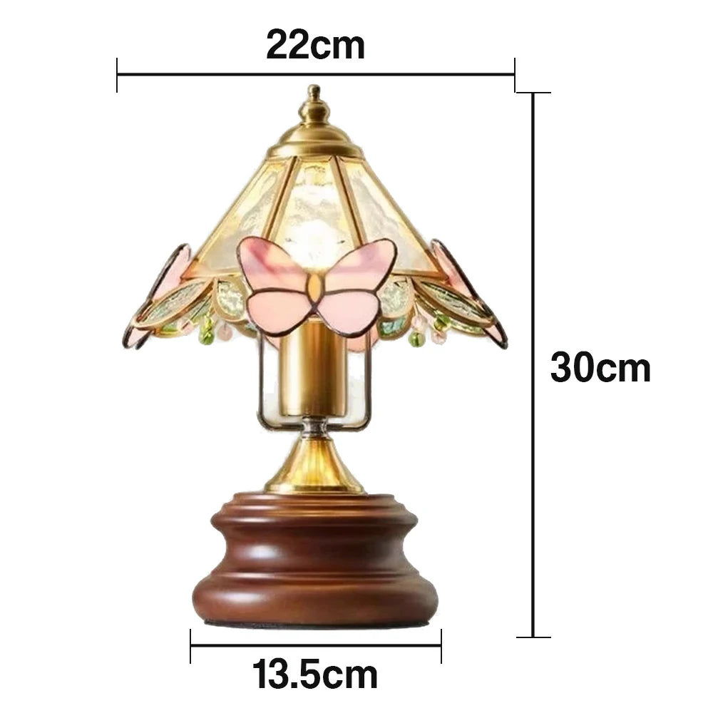 LIVARA Table Lamp Three Color Temperatures E27 Light Source Solid Wood Base High-Temperature Painted Lampshade