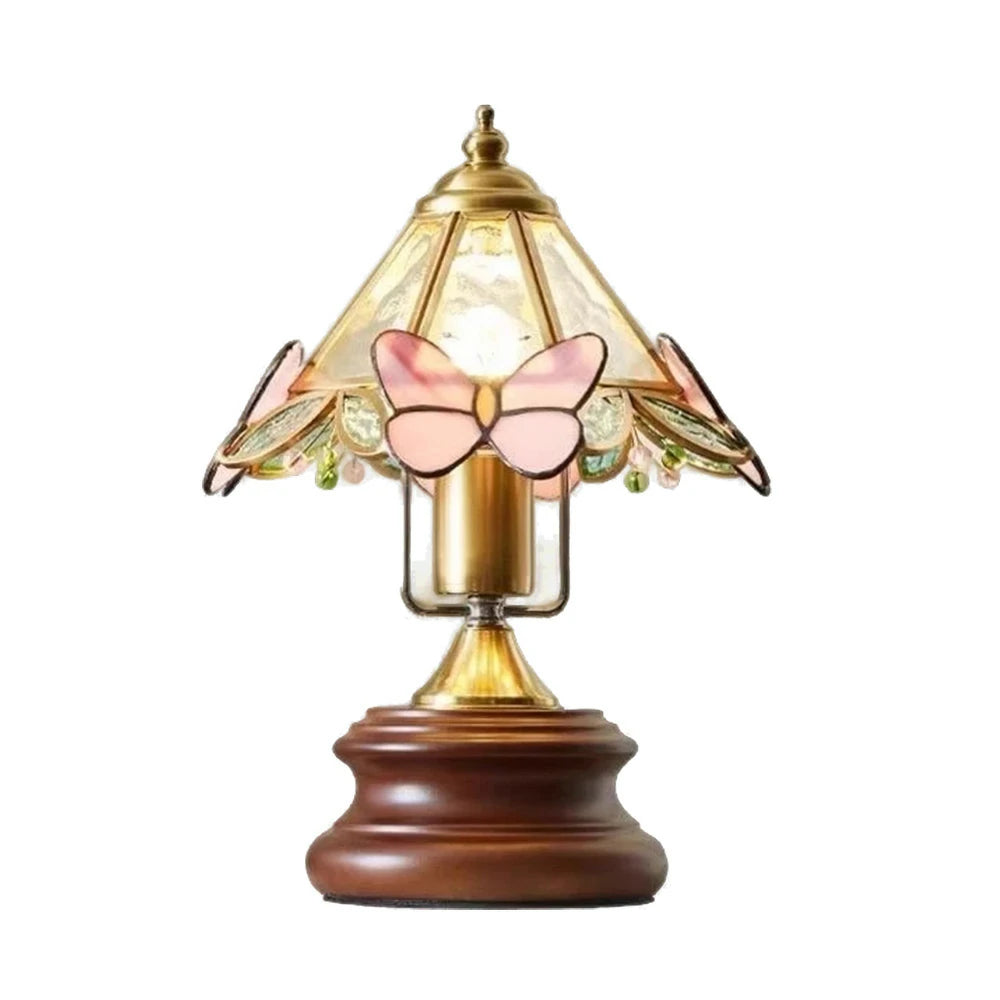 LIVARA Table Lamp Three Color Temperatures E27 Light Source Solid Wood Base High-Temperature Painted Lampshade