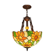 LIVARA Pendant Lamp 40/50cm High-Quality Handcrafted Glass Shade, Rust-Resistant Copper & Iron Frame, E27 Socket
