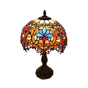 LIVARA Glass Table Lamp - High-Temperature Coloured Glass, E27 Socket, Resin/Aluminium Base, Handcrafted & Vibrant Illumination