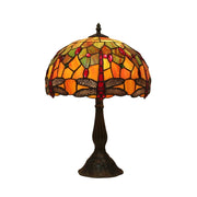 LIVARA Colourful Glass Table Lamp - E27 Socket, Resin/Aluminium Base, Handcrafted Design for Stylish Illumination