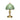 LIVARA Crystal Table Lamp - Natural Crystal Shade, High-Spec LED Bulbs, E27 Socket, Soft, Flicker-Free Light - Green