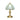 LIVARA Crystal Table Lamp - Natural Crystal Shade, High-Spec LED Bulbs, E27 Socket, Soft, Flicker-Free Light - Blue