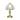 LIVARA Crystal Table Lamp - Natural Crystal Shade, High-Spec LED Bulbs, E27 Socket, Soft, Flicker-Free Light - White