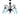 LIVARA Crystal Pendant Light - High-Temperature Coloured Glass, 5-Light E27 Pendant, Iron Frame, Adjustable Height for Elegant Illumination - White