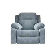 LIVARA 98cm Single Electric Recliner Chair Cat-Scratch Fabric Zero-Wall Comfort Design for Living Room - Grey