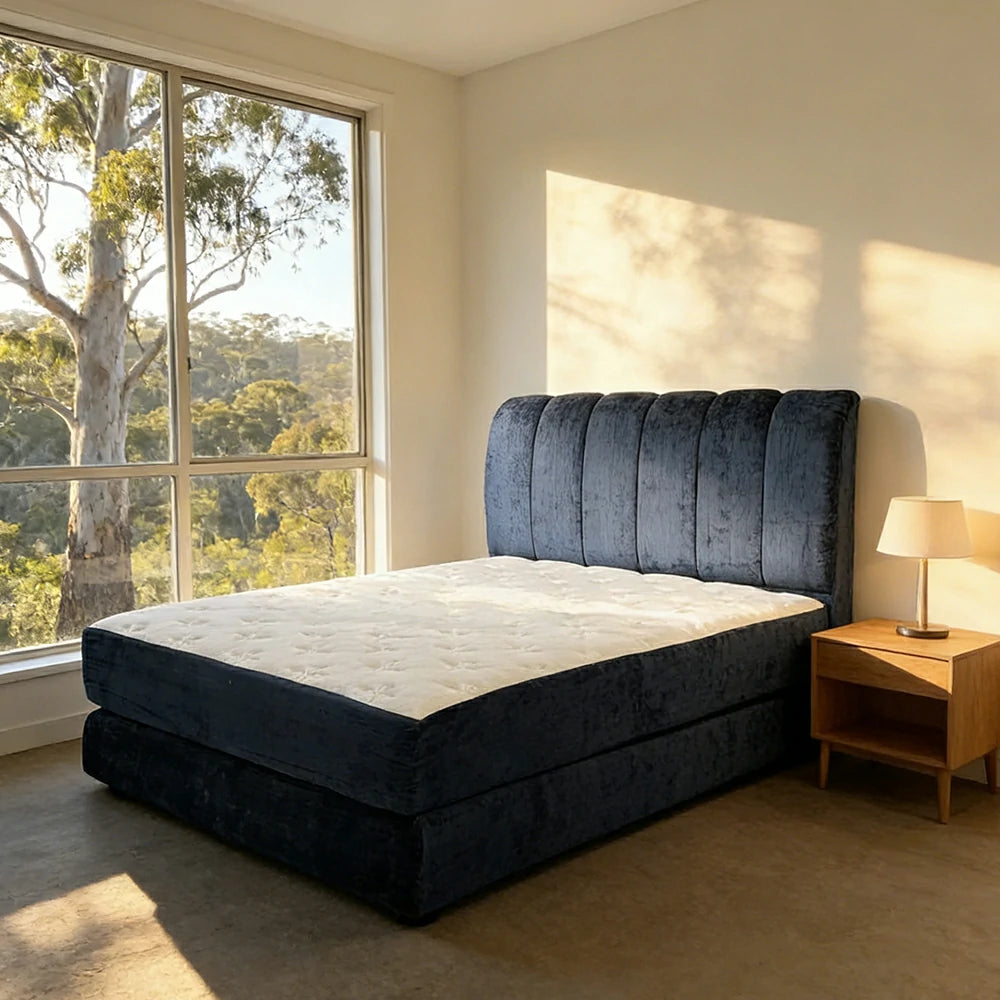 LUXORA B601 Minimalist Bed - High-Resilience Support System, Eco-Friendly Breathable Materials, Noise-Reduced Structure