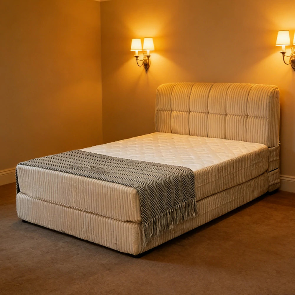 LUXORA B602 Minimalist Bed - High-Resilience Support System, Eco-Friendly Breathable Materials, Noise-Reduced Structure