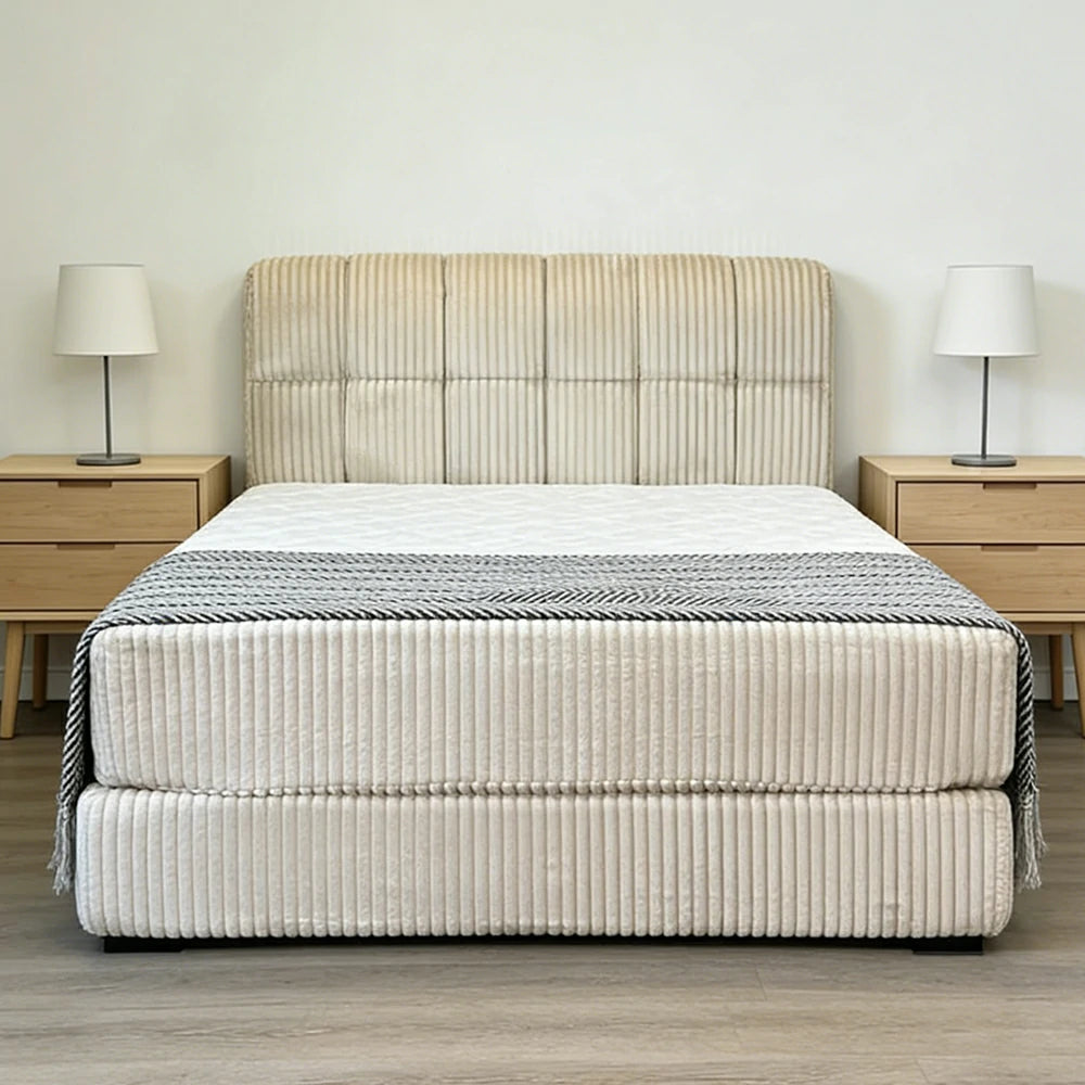LUXORA B602 Minimalist Bed - High-Resilience Support System, Eco-Friendly Breathable Materials, Noise-Reduced Structure