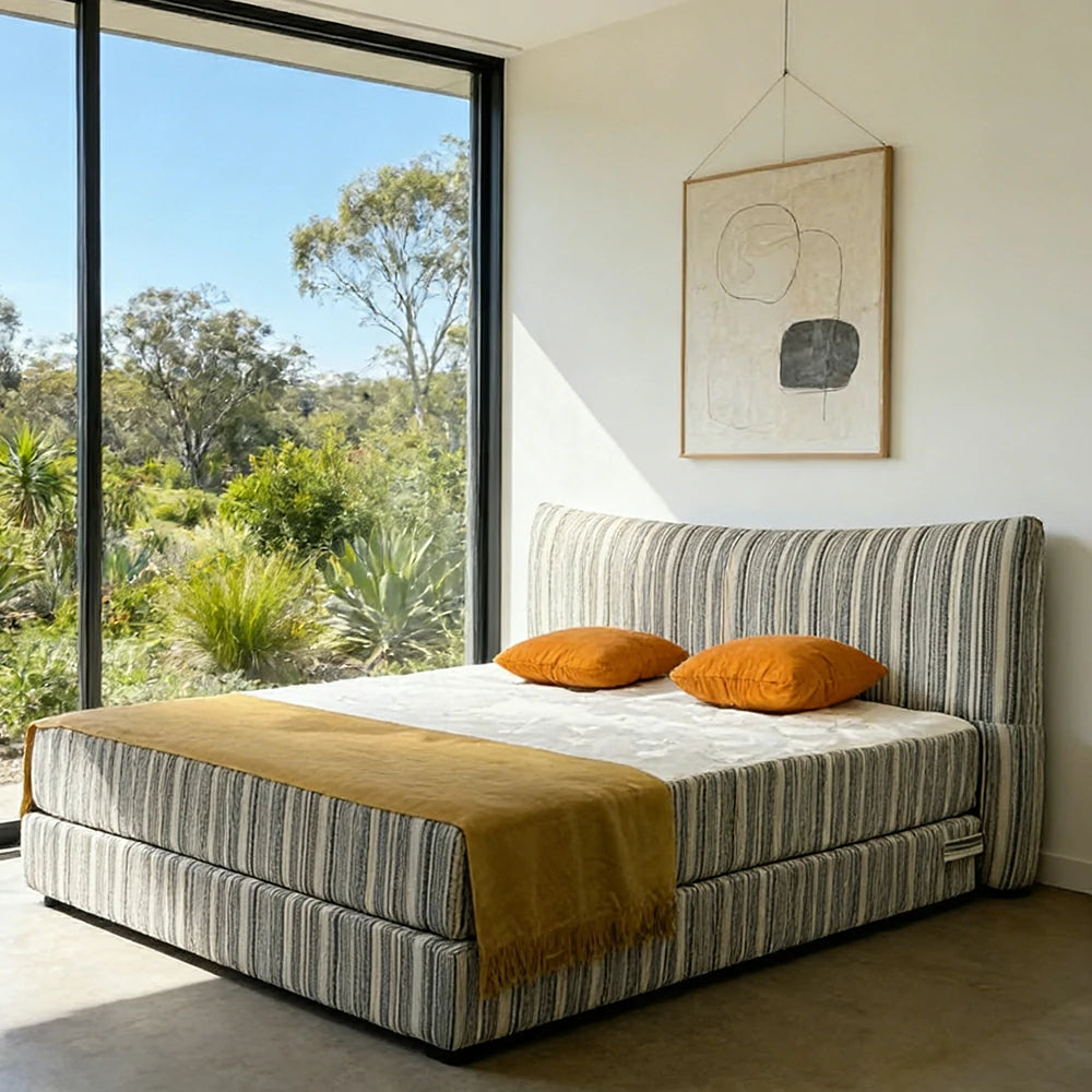 LUXORA B603 Minimalist Bed - High-Resilience Support System, Eco-Friendly Breathable Materials, Noise-Reduced Structure