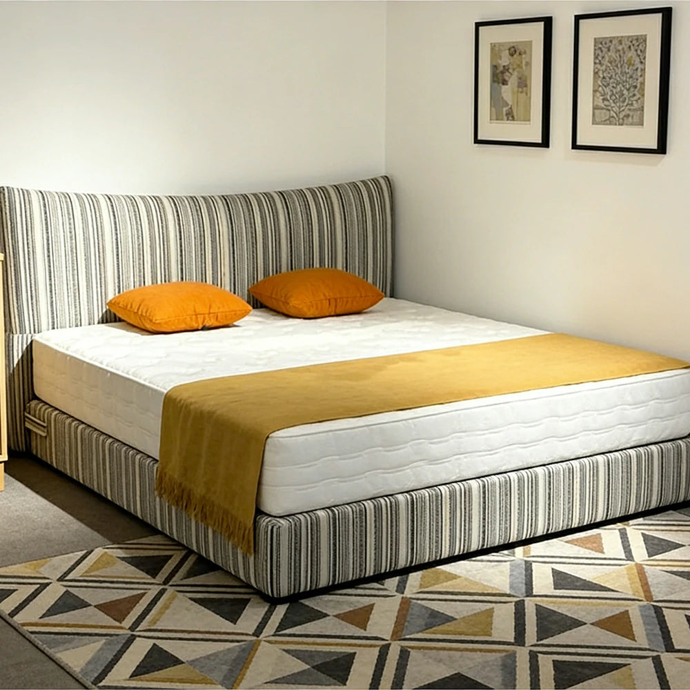 LUXORA B603 Minimalist Bed - High-Resilience Support System, Eco-Friendly Breathable Materials, Noise-Reduced Structure