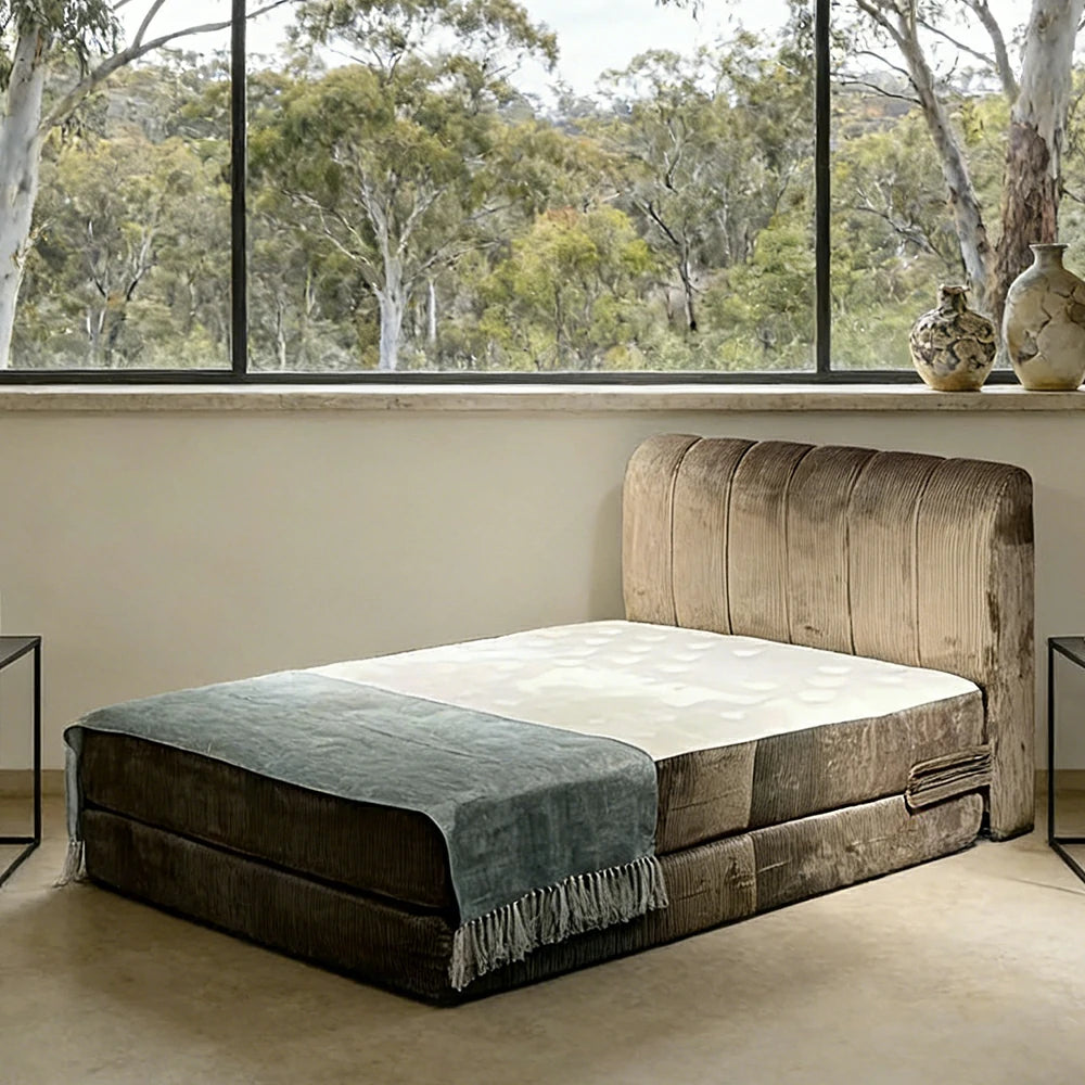LUXORA B604 Minimalist Bed - High-Resilience Support System, Eco-Friendly Breathable Materials, Noise-Reduced Structure