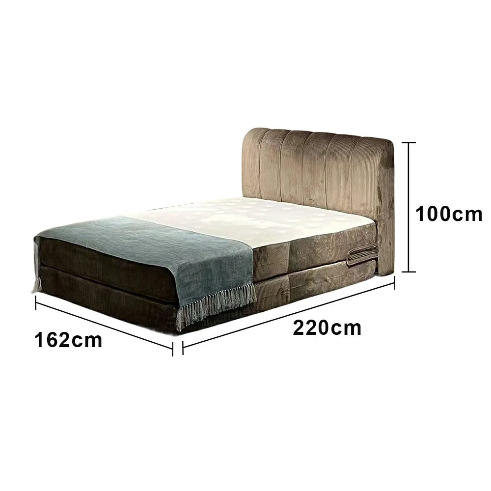 LUXORA B604 Minimalist Bed - High-Resilience Support System, Eco-Friendly Breathable Materials, Noise-Reduced Structure