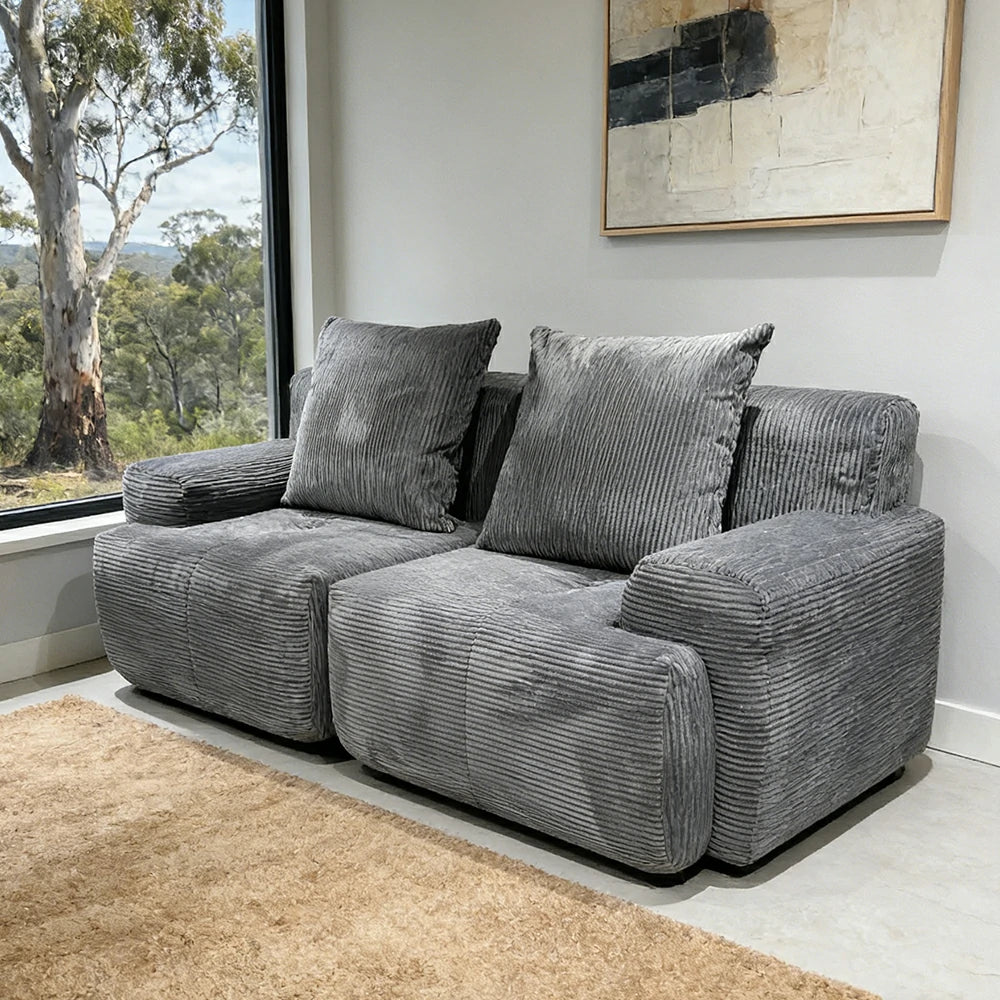 LUXORA B315C 200/240cm Sofa Compressible Packaging Quick Rebound Cushion High Density Foam Core Space Saving Design