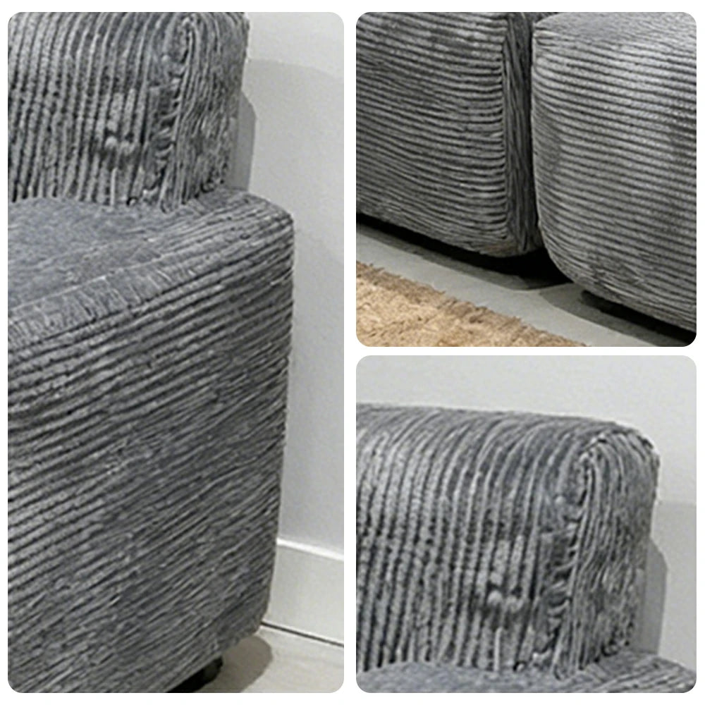 LUXORA B315C 200/240cm Sofa Compressible Packaging Quick Rebound Cushion High Density Foam Core Space Saving Design