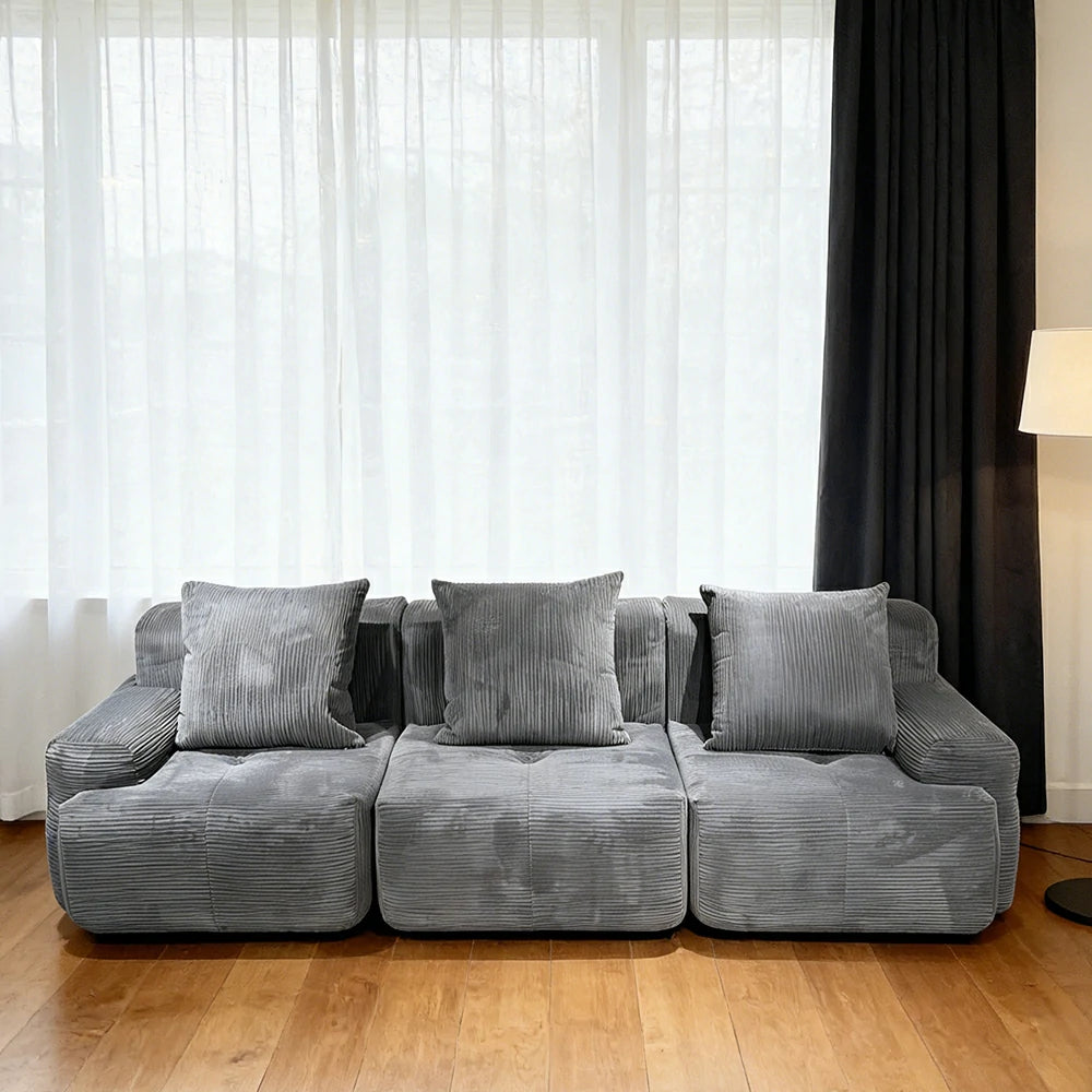 LUXORA B315E 280/300cm Sofa Compressible Packaging Quick Rebound Cushion High Density Foam Core Space Saving Design