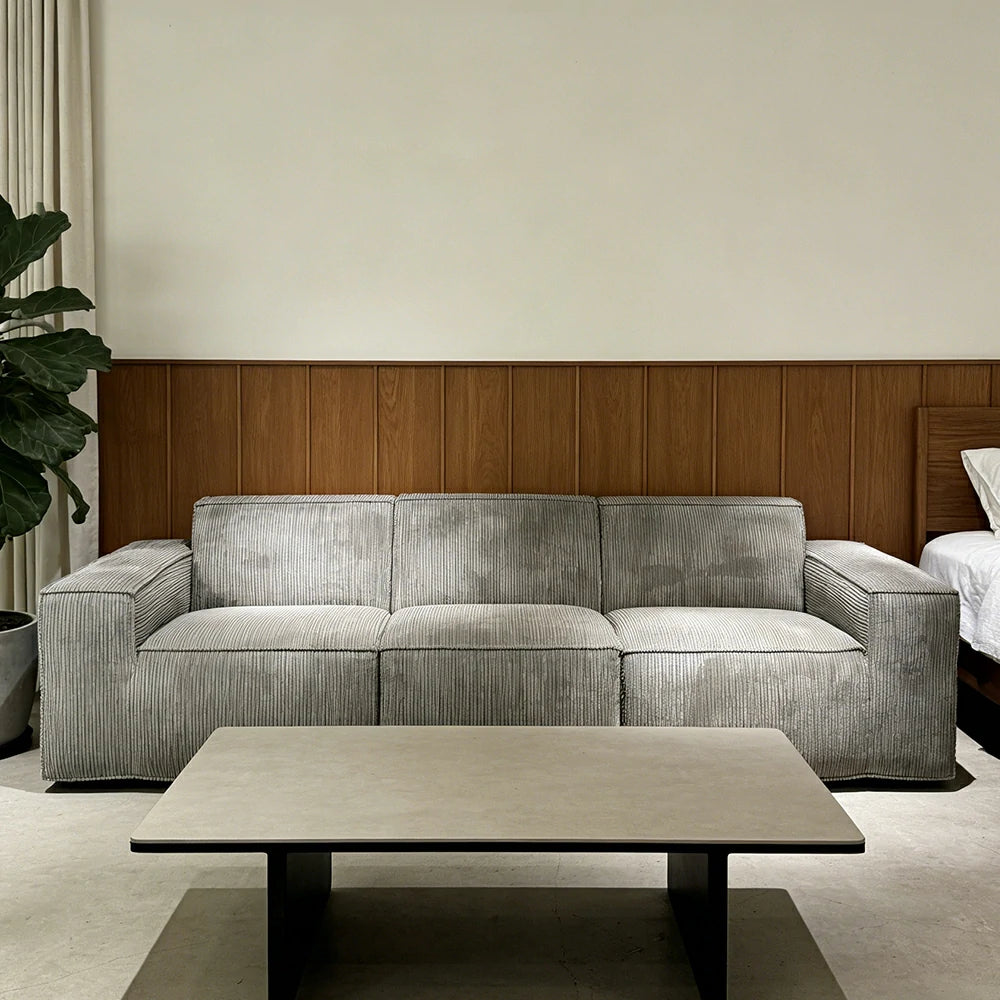 LUXORA B310G 280/300cm Sofa Compressible Packaging Quick Rebound Cushion High Density Foam Core Space Saving Design