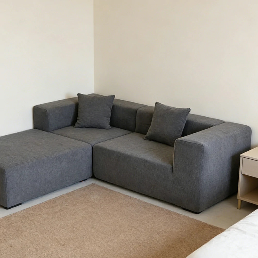 LUXORA B309A 200/260/300cm Sofa Compressible Packaging Quick Rebound Cushion High Density Foam Core Space Saving Design