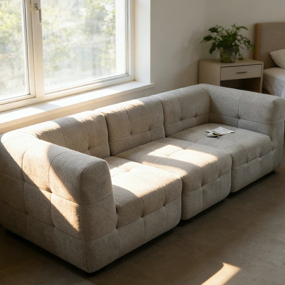 LUXORA B307D Sofa Compressible Packaging Quick Rebound Cushion High Density Foam Core Space Saving Design