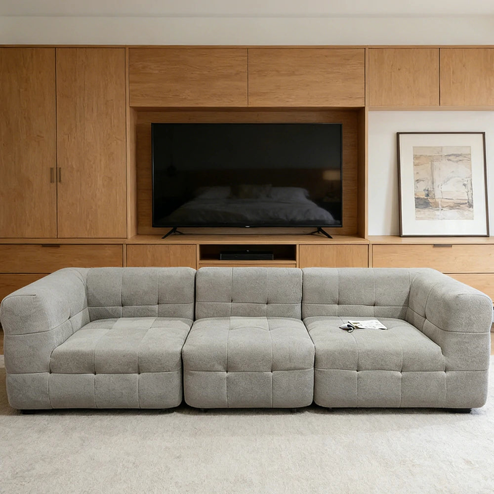 LUXORA B307D Sofa Compressible Packaging Quick Rebound Cushion High Density Foam Core Space Saving Design