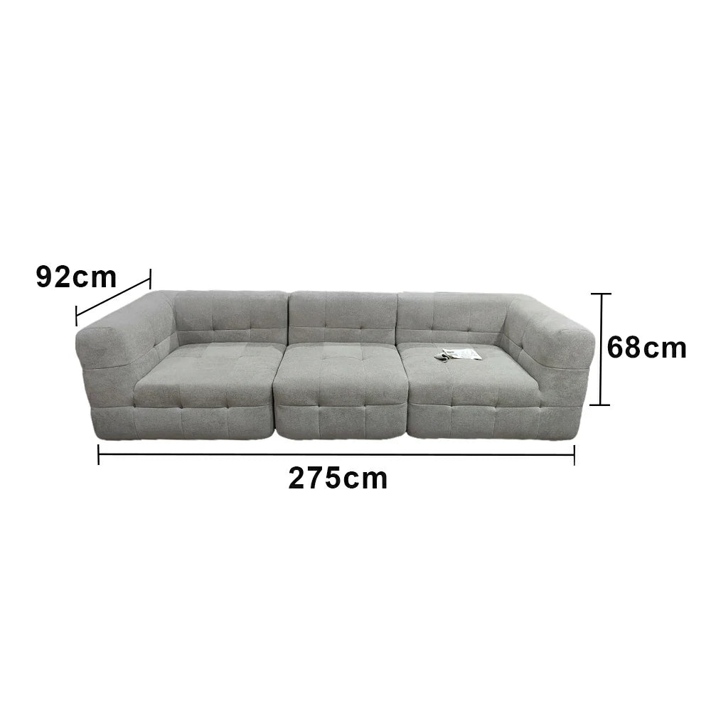 LUXORA B307D Sofa Compressible Packaging Quick Rebound Cushion High Density Foam Core Space Saving Design