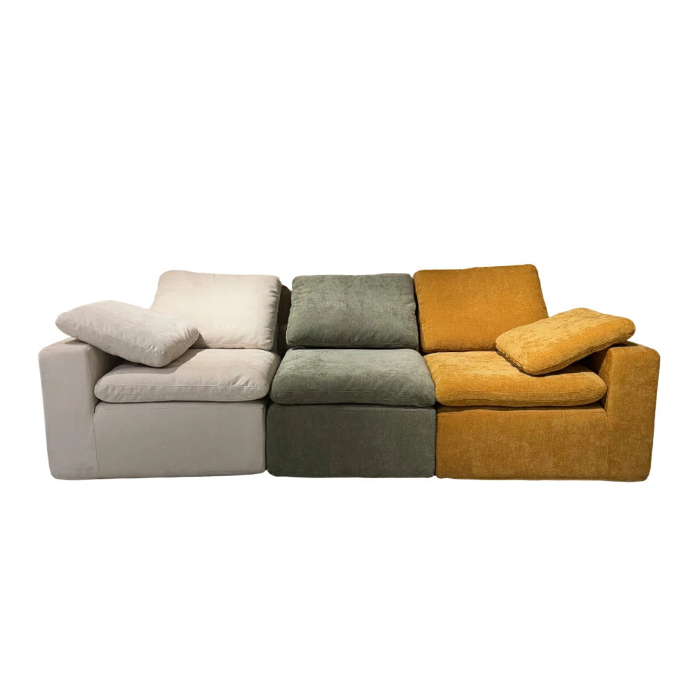 LUXORA B306E 280/300cm Sofa Compressible Packaging Quick Rebound Cushion High Density Foam Core Space Saving Design