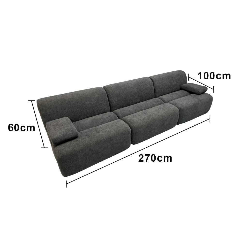 LUXORA B303D Sofa Compressible Packaging Quick Rebound Cushion High Density Foam Core Space Saving Design