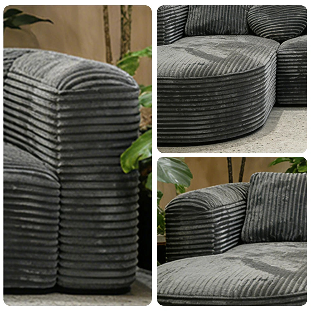 LUXORA B208 Sofa Compressible Packaging Quick Rebound Cushion High Density Foam Core Space Saving Design