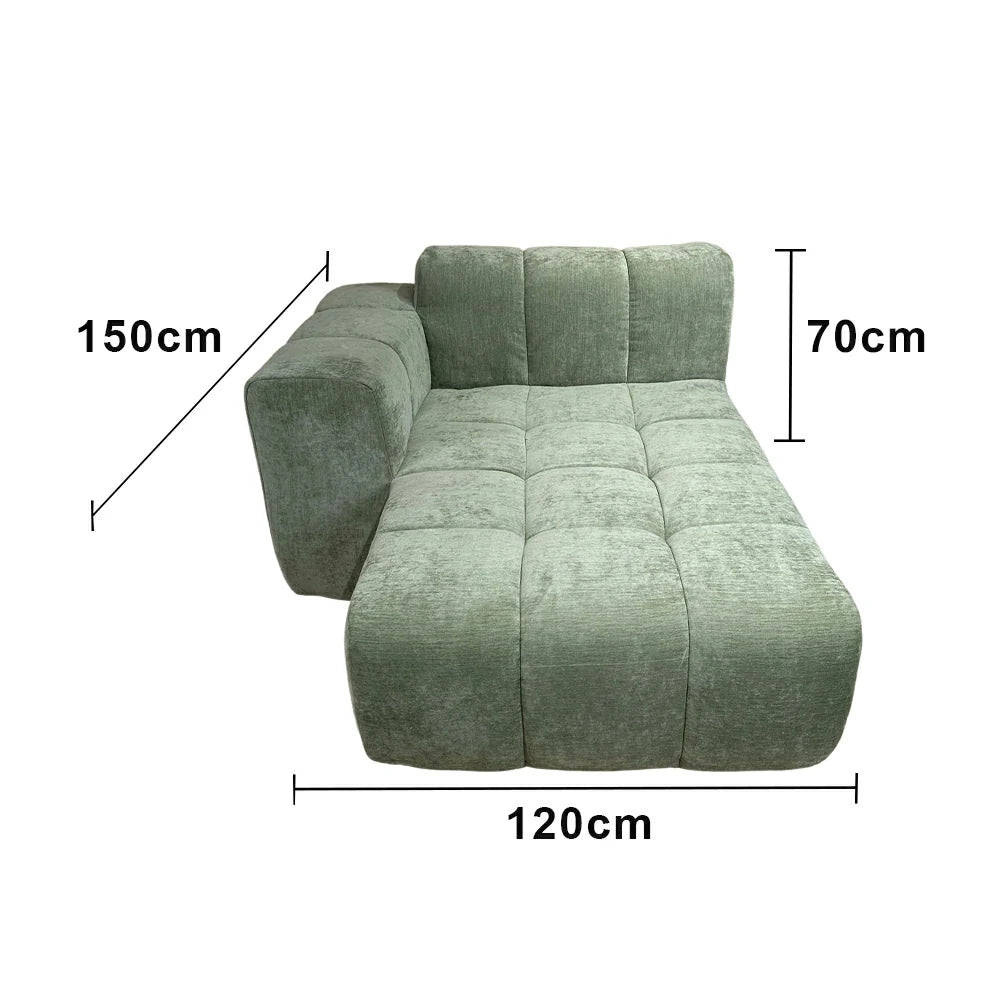 LUXORA B205 Sofa Compressible Packaging Quick Rebound Cushion High Density Foam Core Space Saving Design