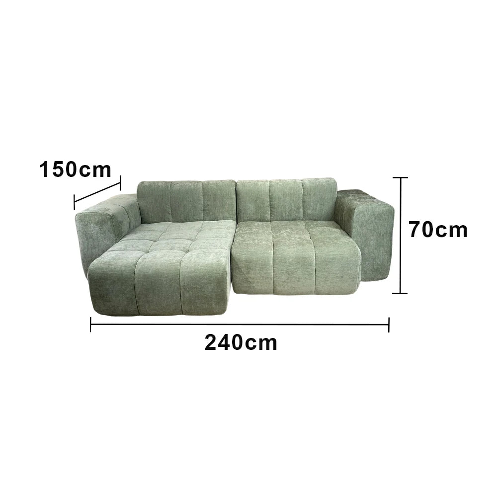 LUXORA B205B Sofa Compressible Packaging Quick Rebound Cushion High Density Foam Core Space Saving Design