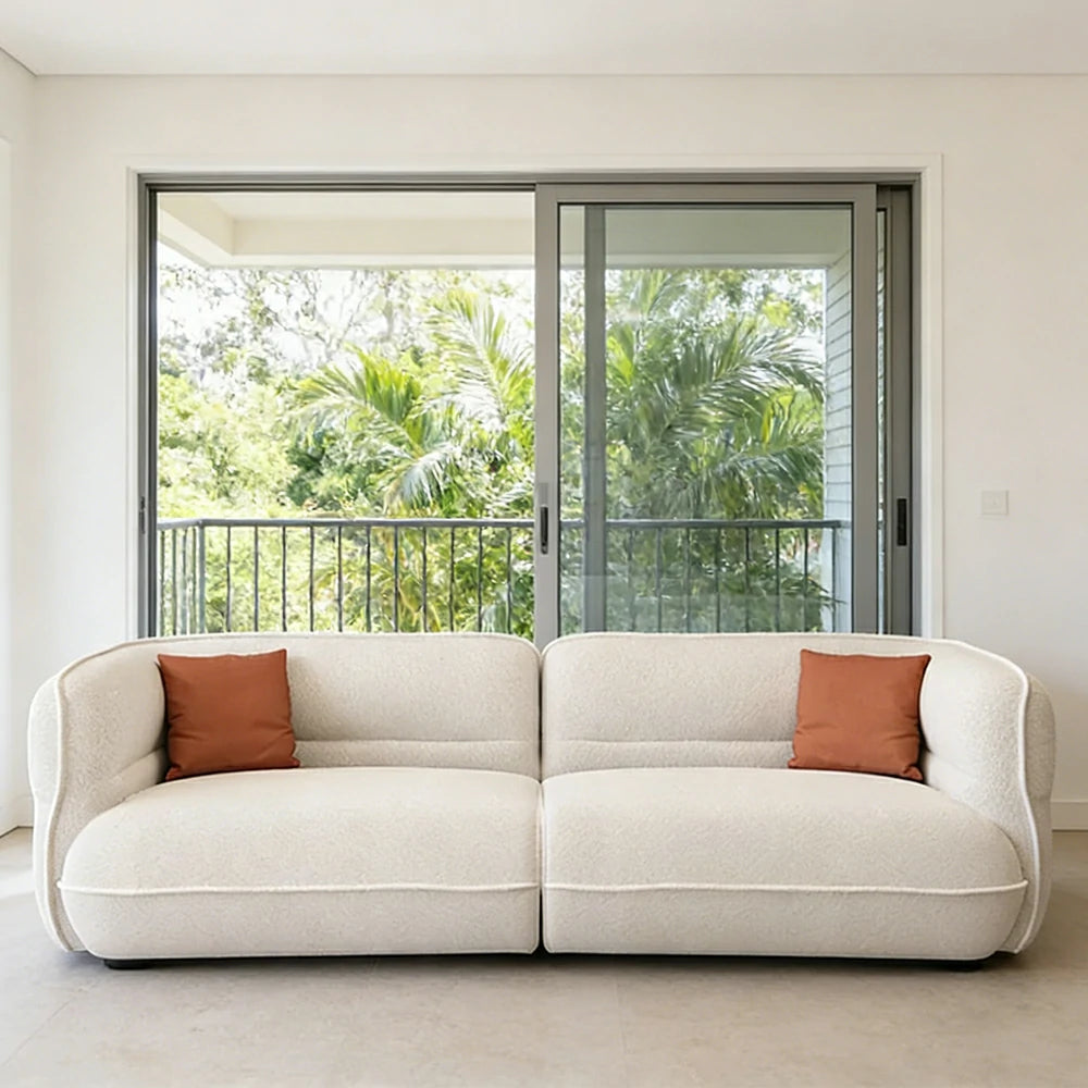 LUXORA B204A 160/200cm Sofa Compressible Packaging Quick Rebound Cushion High Density Foam Core Space Saving Design