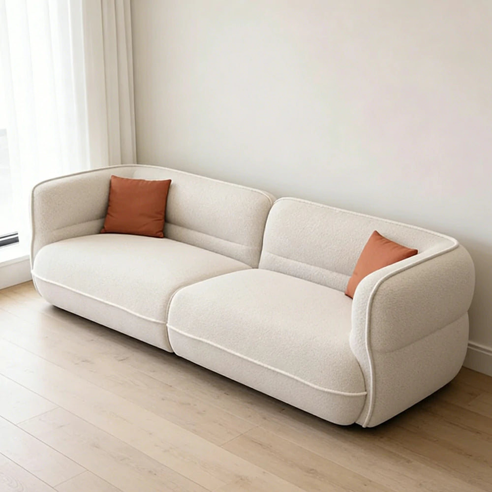 LUXORA B204A 160/200cm Sofa Compressible Packaging Quick Rebound Cushion High Density Foam Core Space Saving Design