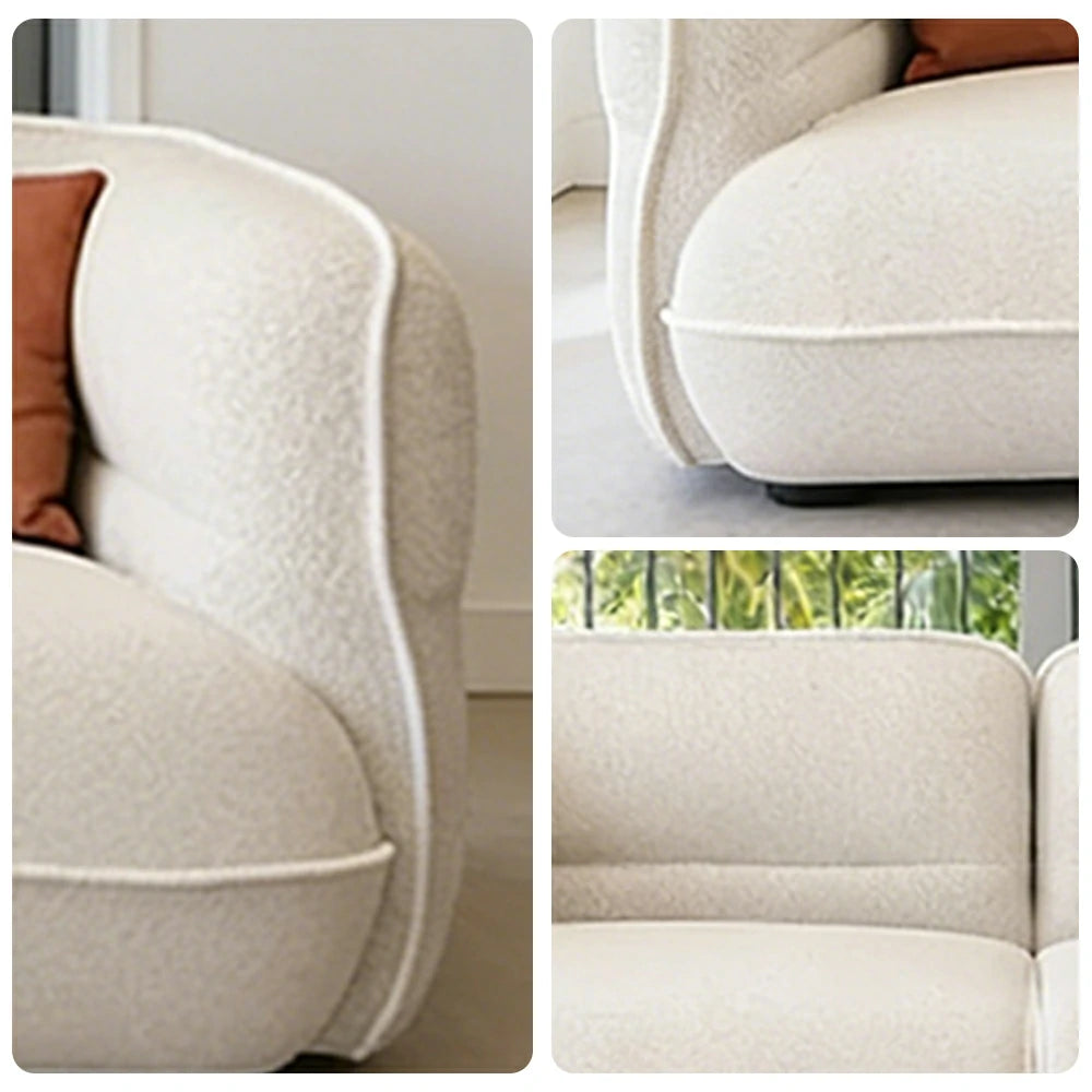 LUXORA B204A 160/200cm Sofa Compressible Packaging Quick Rebound Cushion High Density Foam Core Space Saving Design